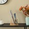 Set of 2 Bamboo Wooden Dish Drainer Rack, Plate Rack, And Drying Drainer